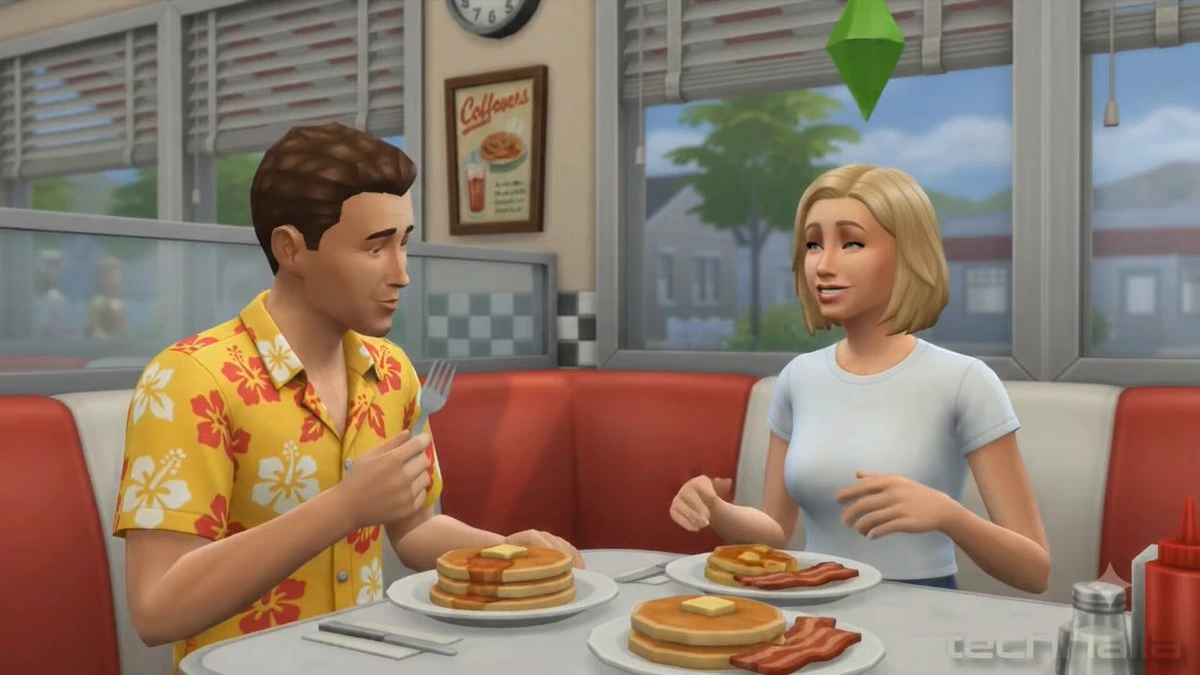 Переосмысление кино-сцен в стиле The Sims