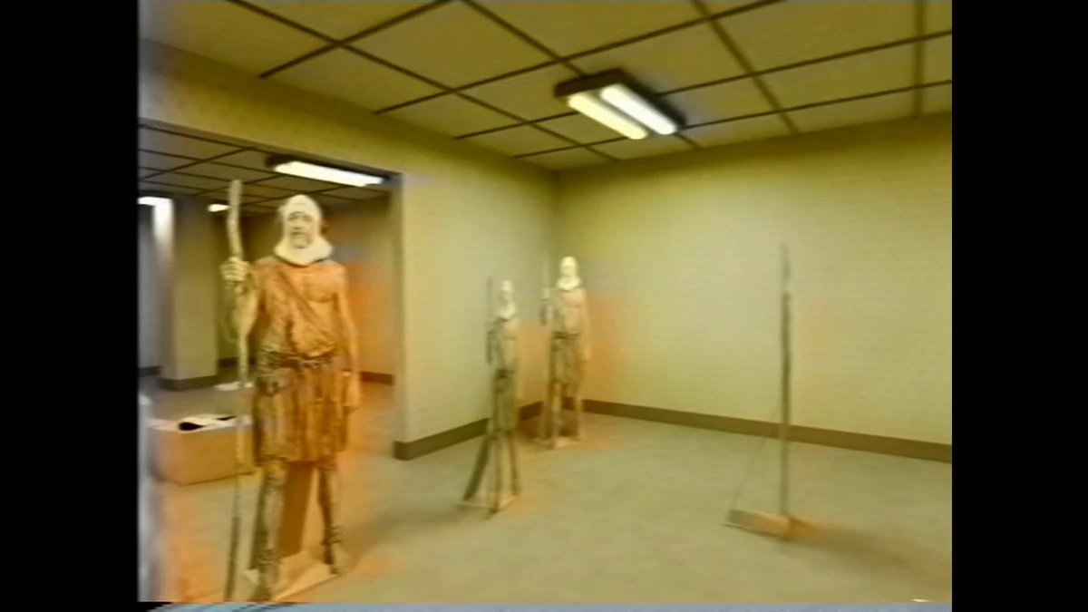 3D-сцена Backrooms в Blender