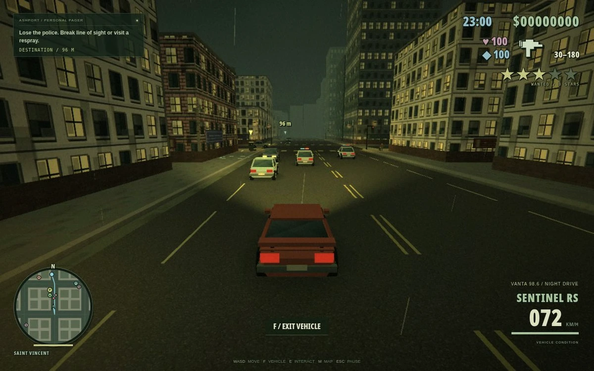 Ретро-игра в стиле GTA III