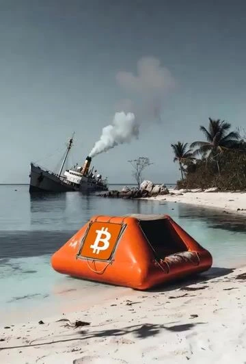 Спасательный плот с Bitcoin