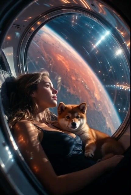 Видео с цитатой Карла Сагана, сгенерированное Grok Imagine