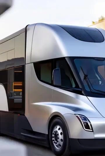 Футуристичный моторхоум на базе Tesla Semi