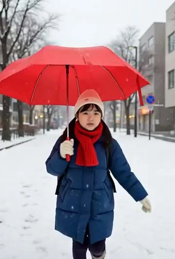 Промпт ностальгической сцены возвращения домой зимой