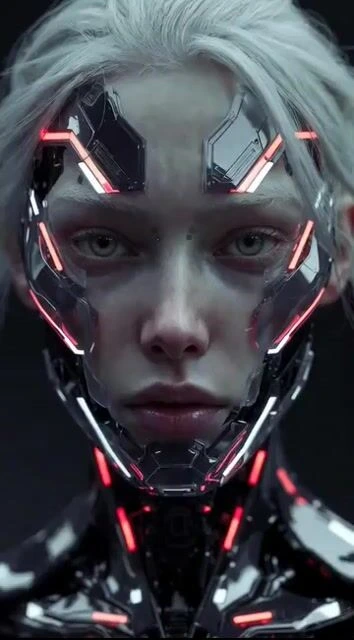 Промпт Grok Imagine: Жизнь в космосе с Илоном Маском среди данных