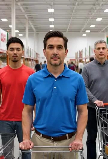 Виртуальный дисплей трат клиентов Costco