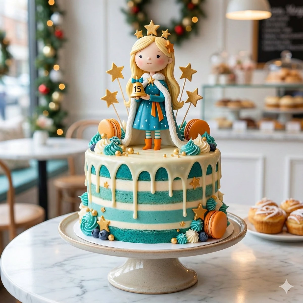 Рождественский промпт Image-to-Cake (дубликат)