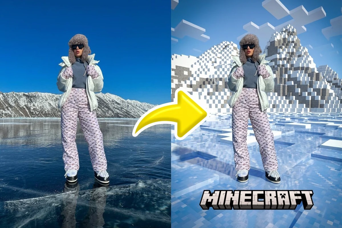 Промпт для стилизации под Minecraft