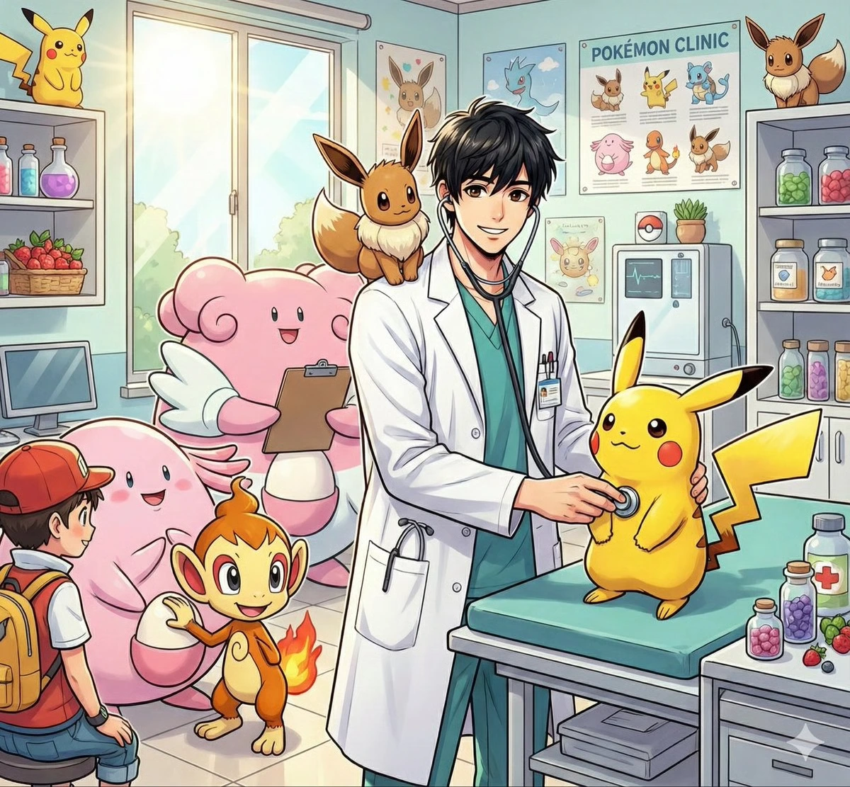Промпт для иконки в мире Pokémon