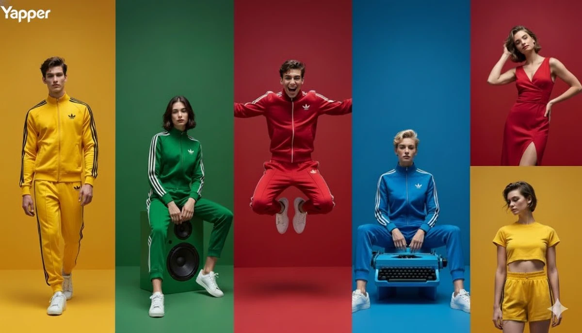 Рекламный сплит-скрин fashion-редакшена
