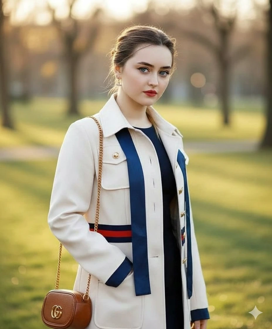 Vogue-стиль: люксовый тренч в модном портрете