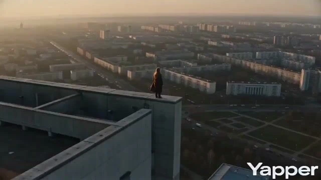 Кинематографичный спуск на брутальную крышу