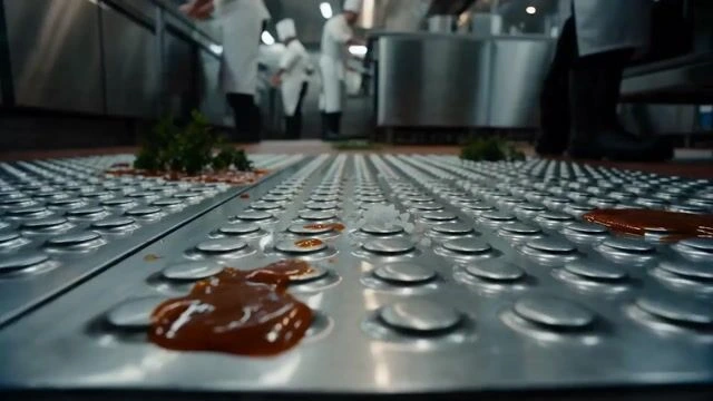 Промпт невозможного движения камеры в коммерческой кухне