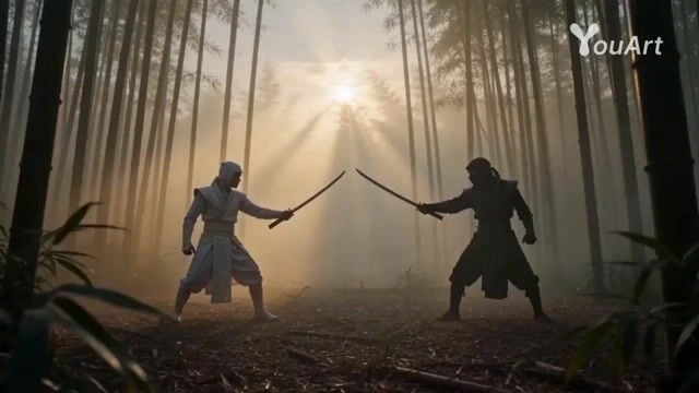 Эпическая киношная битва ниндзя