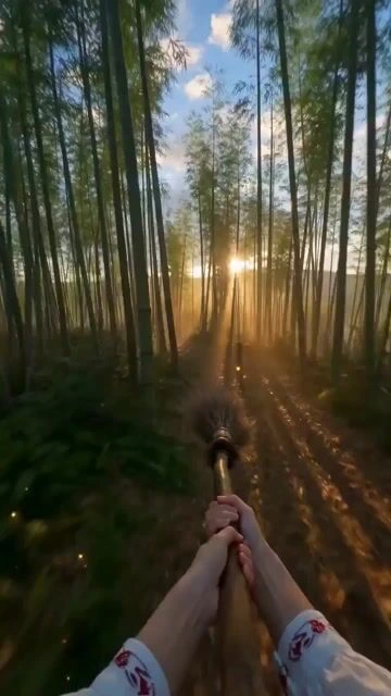 Видео от первого лица: Полёт на метле