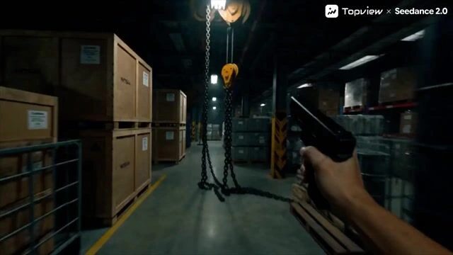 Шутер от первого лица —POV сцена
