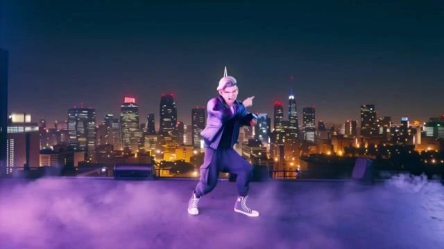 K-Hip Hop выступление на неоновой крыше