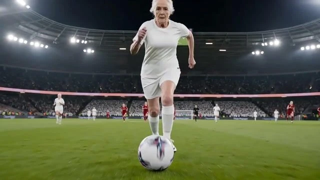 Промпт для видео прямой футбольной трансляции
