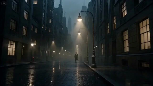 Ноар-город в sci-fi: один кадр