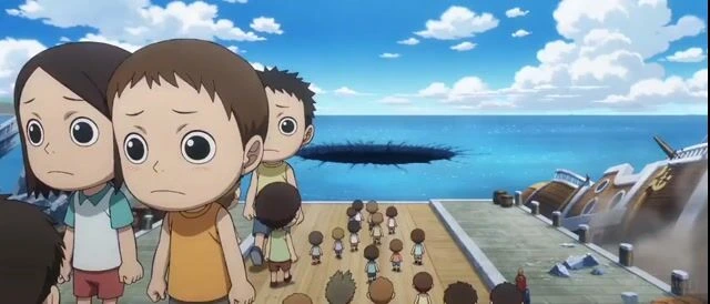Вдохновлённый One Piece промпт: Локи спасает заложников