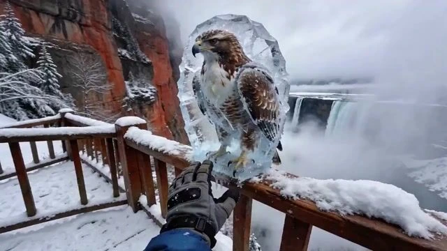 POV спасение орла изо льда