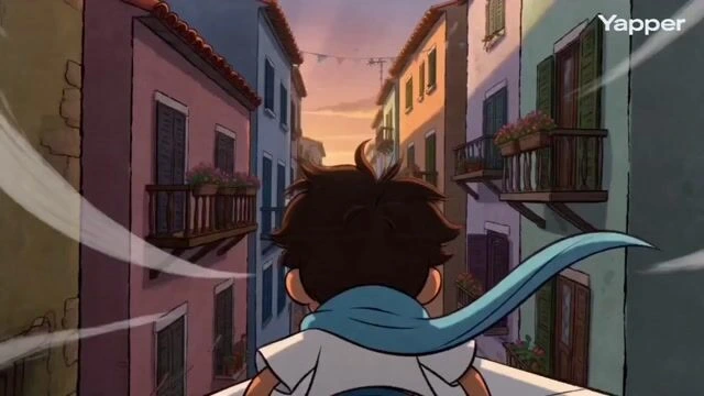 Чистая рисованная 2D мультипликационная анимация