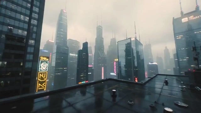 Ультра-кинематографичный промпт: мегаполис в стиле sci-fi