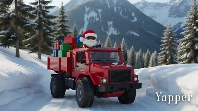 Ультрареалистичное фото LEGO Санта-Клауса