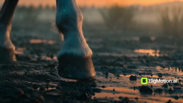 Девушка-воин на туманном поле боя