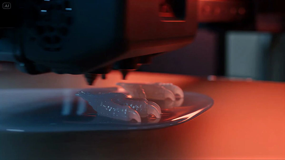 Промпт трансформации 3D-напечатанного дракона