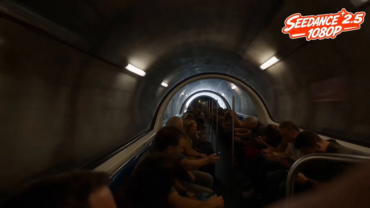 Хаотичный POV-влог в метро