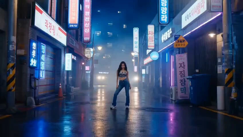 Шаблон K-Pop танцевального клипа