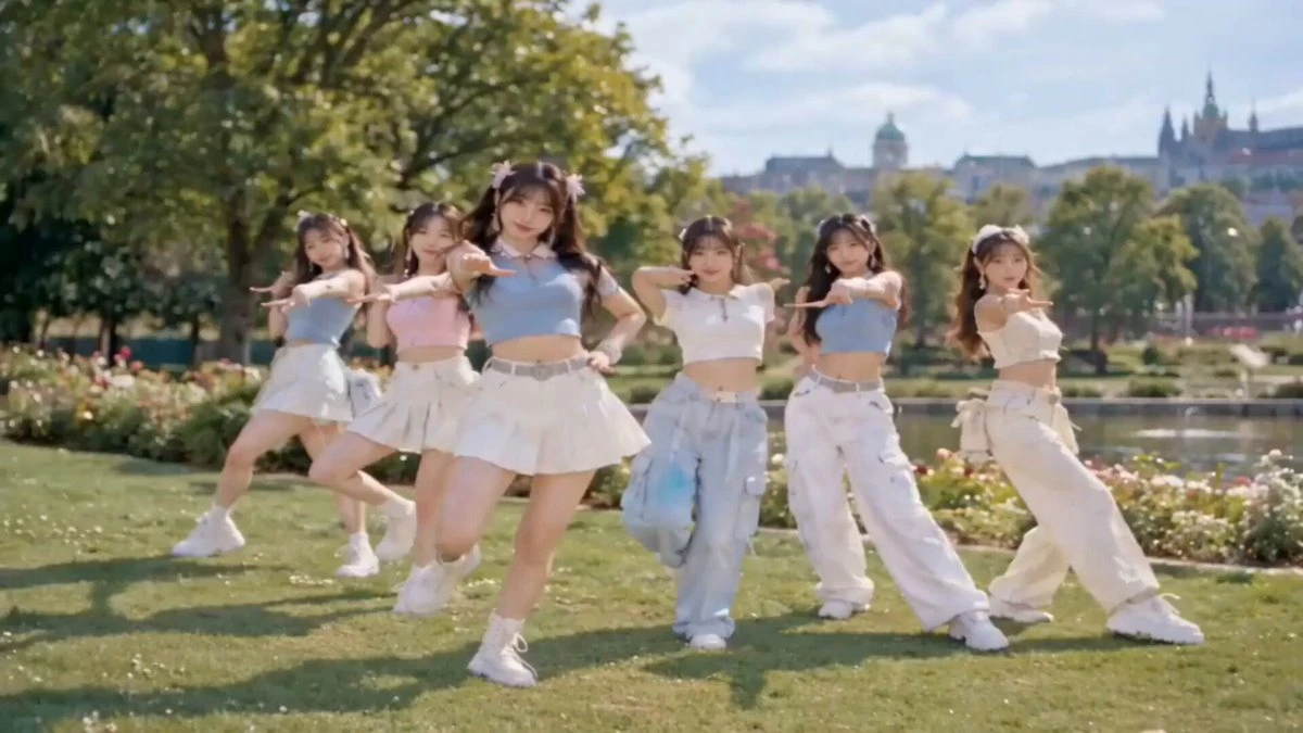 K-pop танец: анимация по раскадровке