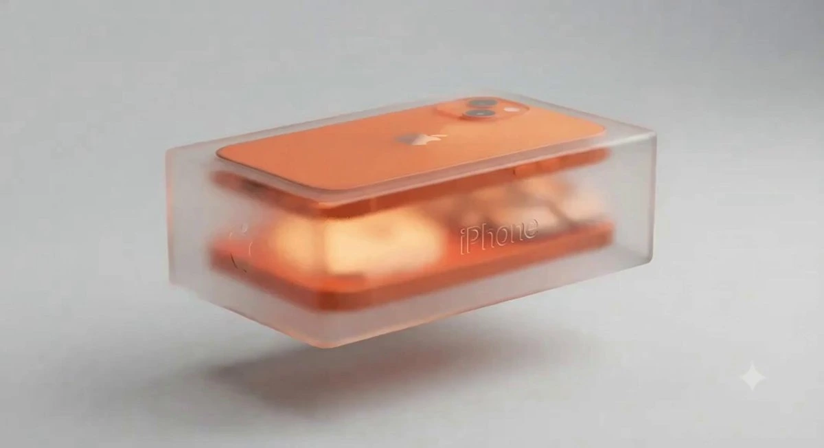 Распаковка iPhone в премиум-стиле