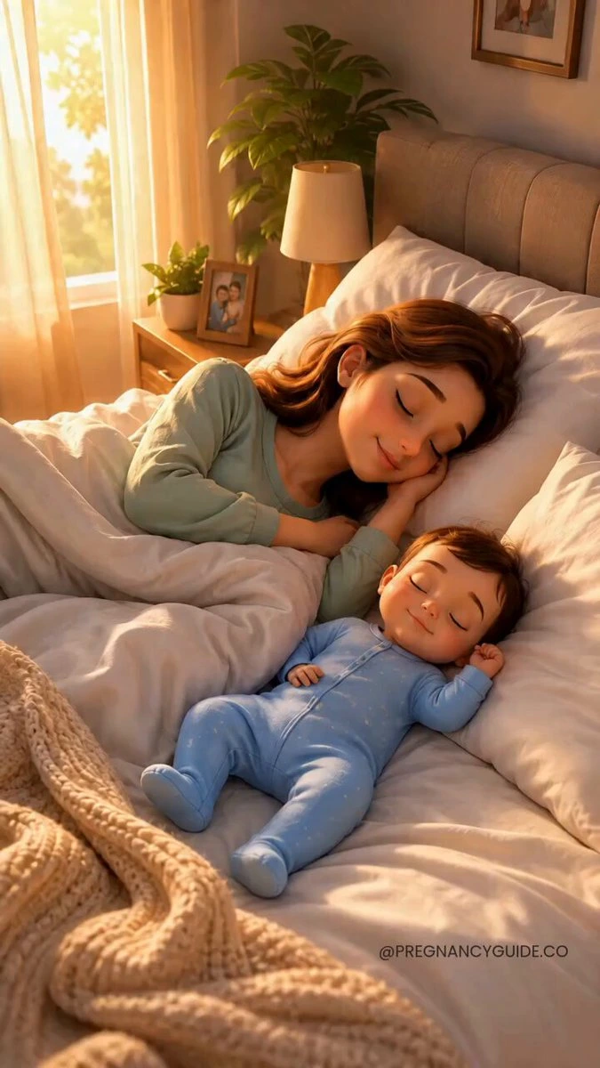 Мама и малыш в стиле Pixar
