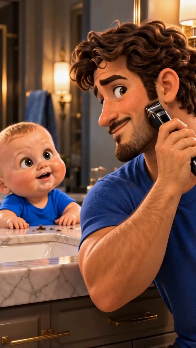 Комедия в стиле Pixar: детская стрижка