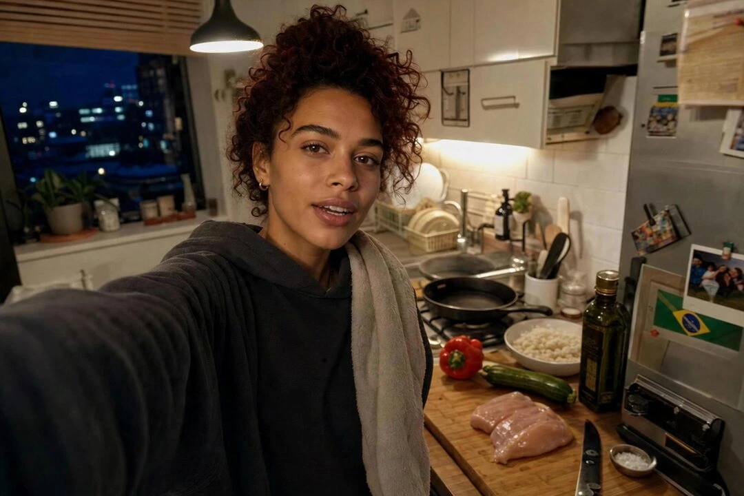 Реалистичный ночной кулинарный влог