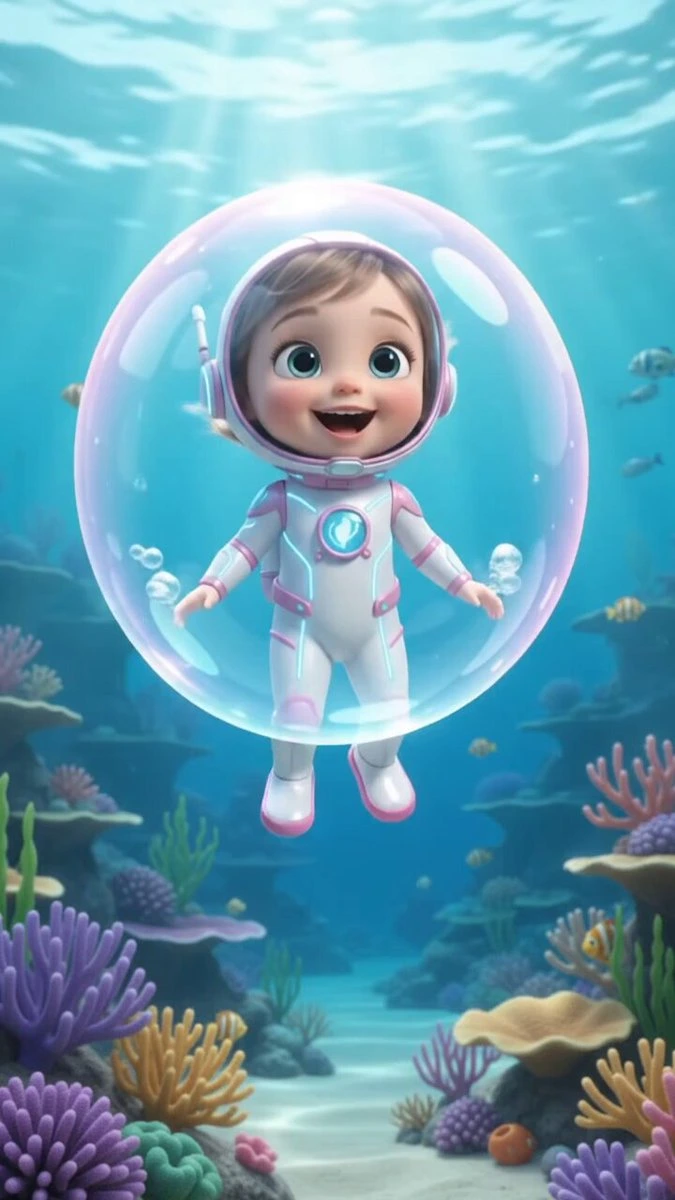 Подводное приключение для обучения детей / 3D анимация